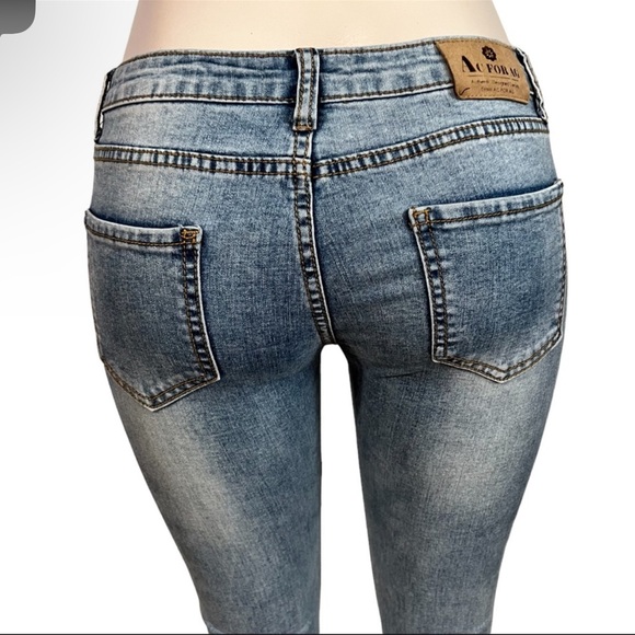 AC for AG PREMIUM Jeans Chung/Adriano Goldschmied Frayed Hem Flare - Picture 5 of 7